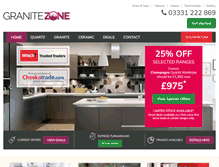 Tablet Screenshot of granitezone.co.uk